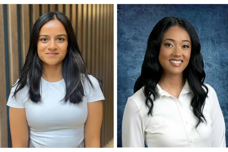left to right: Reshma Patel and Diane Balkaran