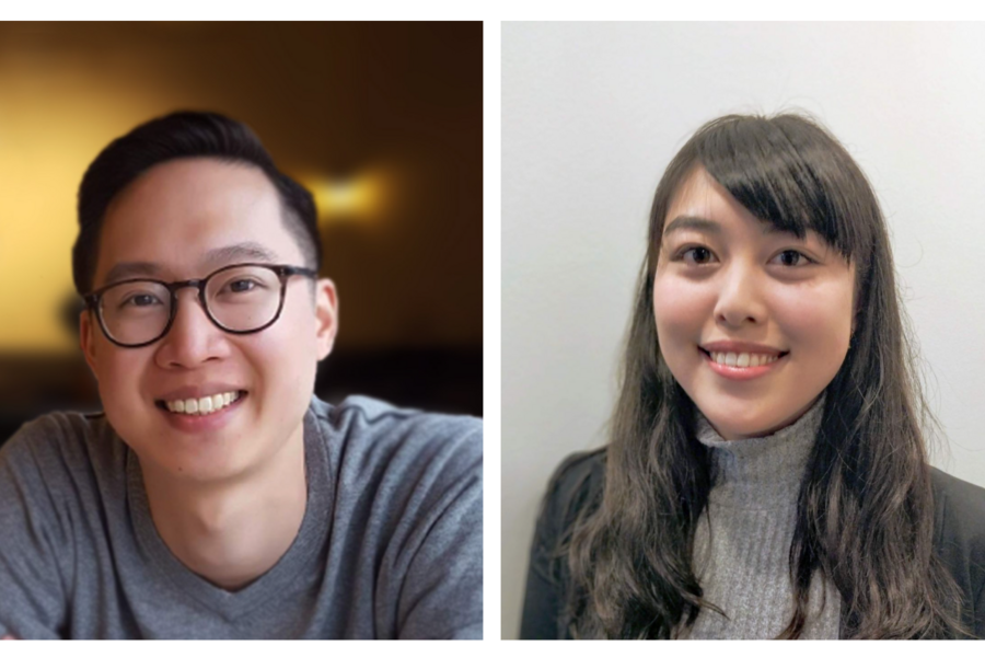 left to right: Alastair Fung and Yukiko Mihashi