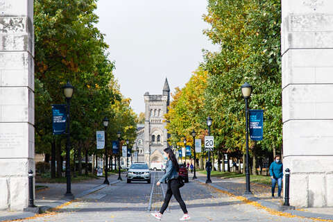 entrance to front campus